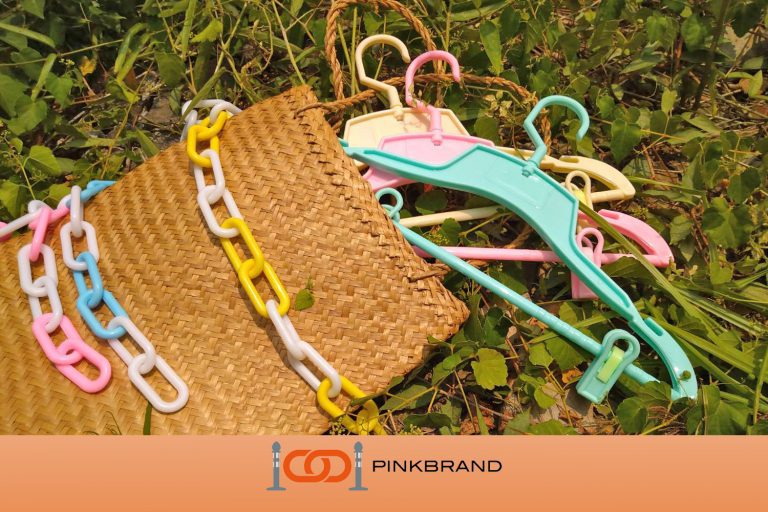 PINKBRAND曬衣鏈與衣架組合，完美解決晾衣需求，防風不糾結，衣物乾爽又整齊！