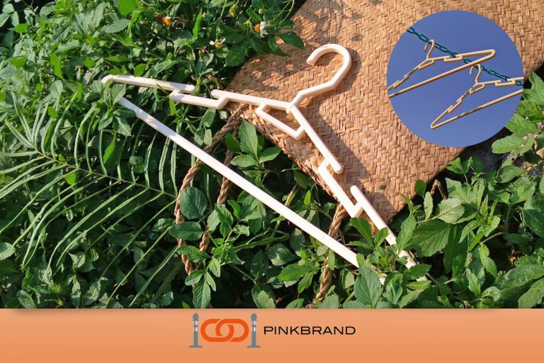 PINKBRAND大耐用衣架：吊掛厚重衣物的最佳夥伴！360度旋轉設計，領帶、絲巾、背心也能輕鬆晾曬，高韌度材質不怕日曬斷裂