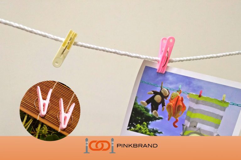 PINKBRAND皇家衣夾，強力夾持，耐用不怕風吹，輕鬆固定照片和小物品！